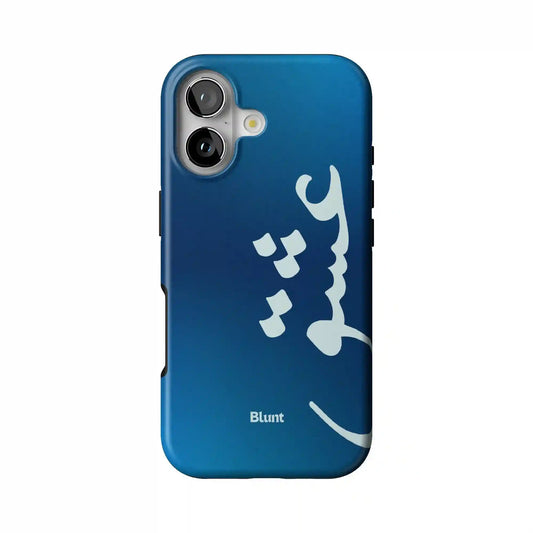 Blue Love iPhone Case