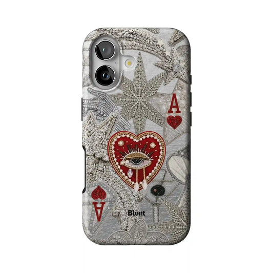 Silver Ace iPhone Case