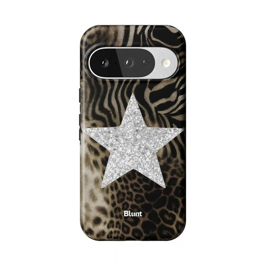 Zebra Star Pixel Case