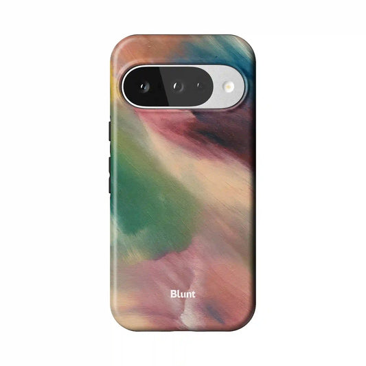 Misty Mauve Pixel Case