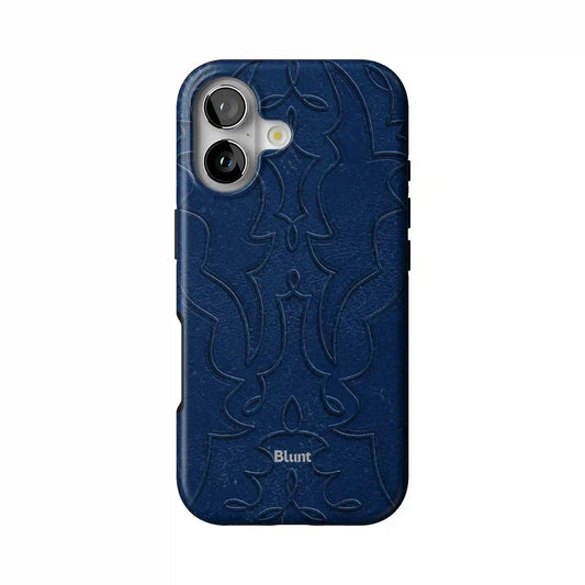 Navy Cut iPhone Case