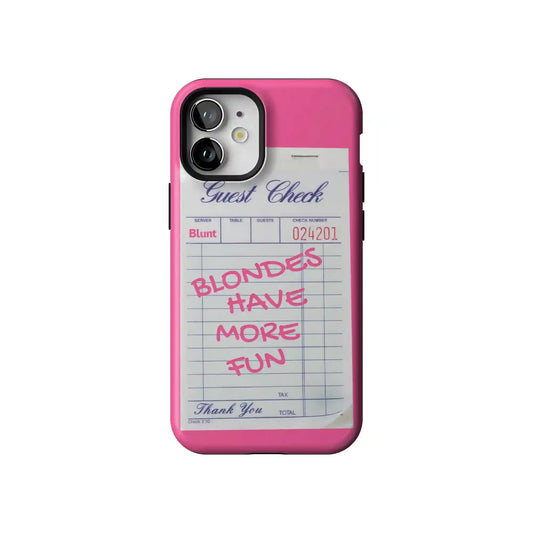 Blondes Have More Fun iPhone Case