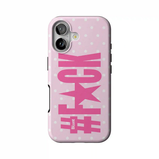 Pink Polka Riot iPhone Case