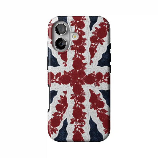 Deep Laced Brit iPhone Case