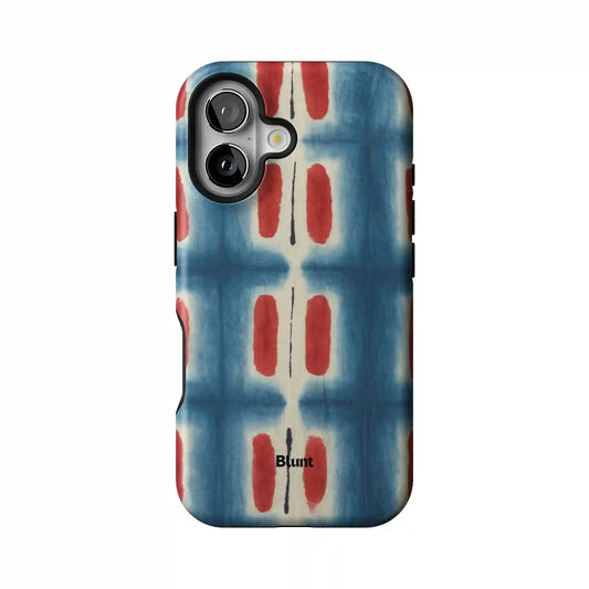 Indigo Blocks iPhone Case