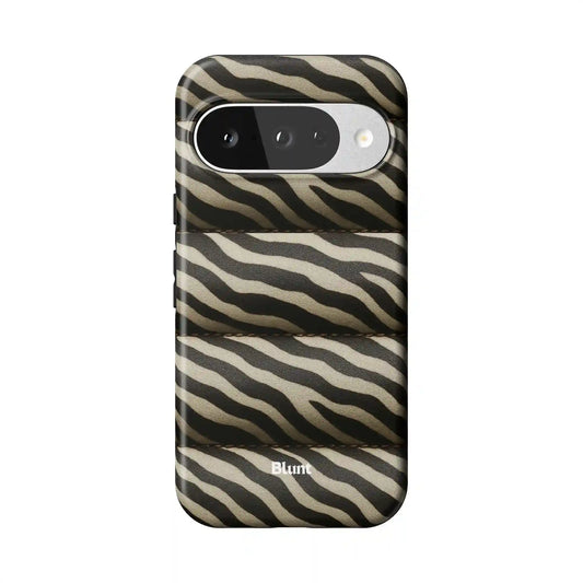 Zebra Puffer Pixel Case
