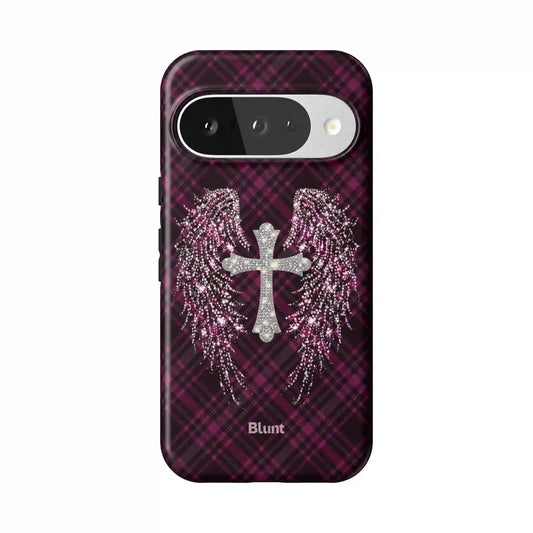 Halo Plaid Pixel Case