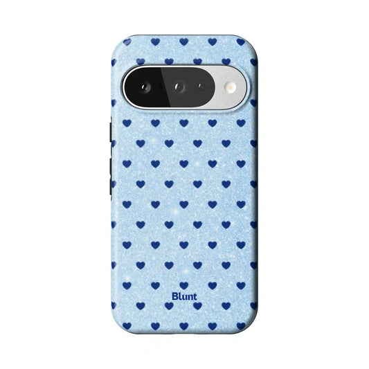 Blue Sweethearts Pixel Case