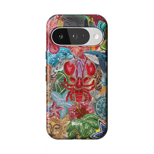 Sea Bloom Pixel Case