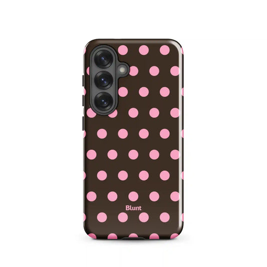 Chocolate Polka Samsung Case