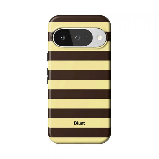 Brown Butter Stripes Pixel Case