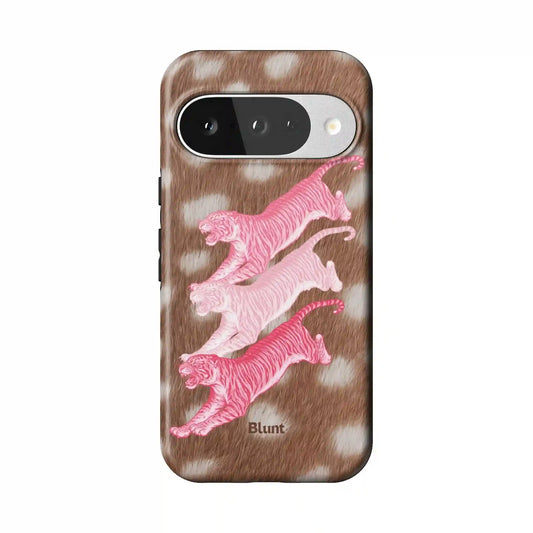 Pink Tiger Doll Pixel Case