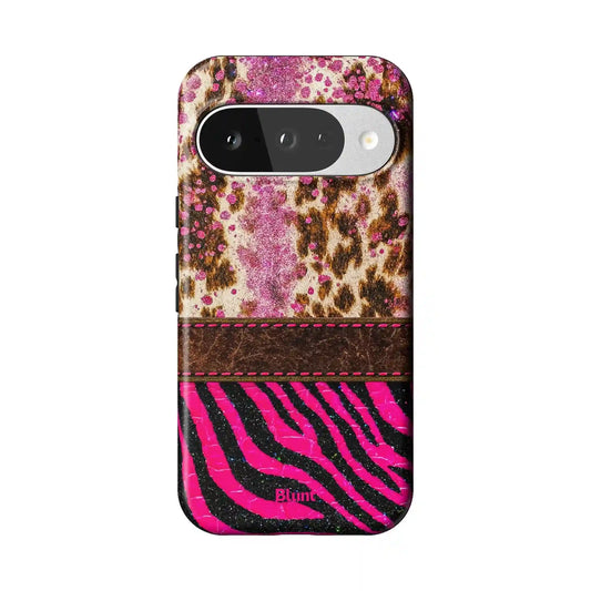 Neon Safari Pixel Case