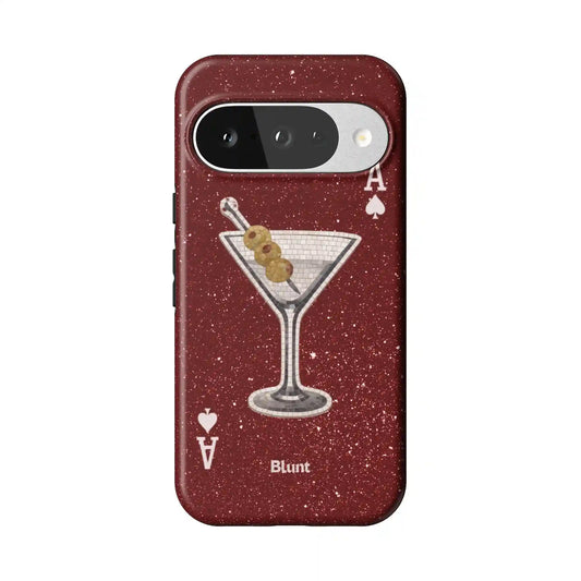 Red Dirty Martini Pixel Case