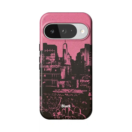 Midnight Skyline Pixel Case