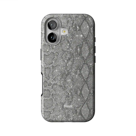 Silver Python iPhone Case