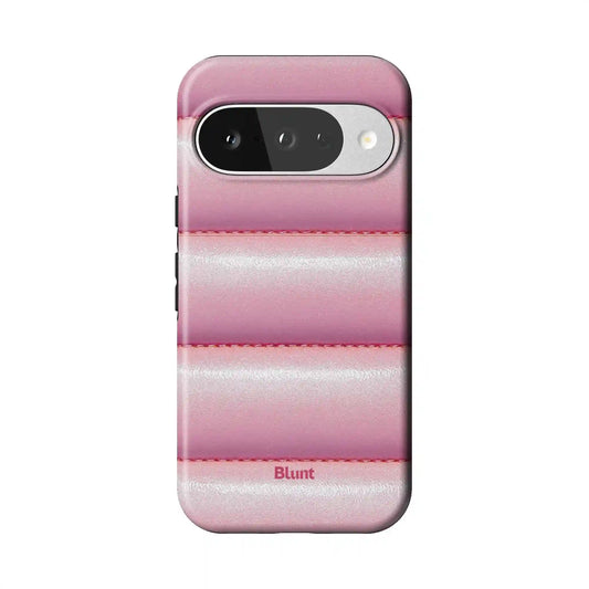 Pink Puffer Pixel Case
