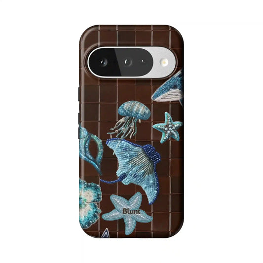 Ocean Bark Pixel Case