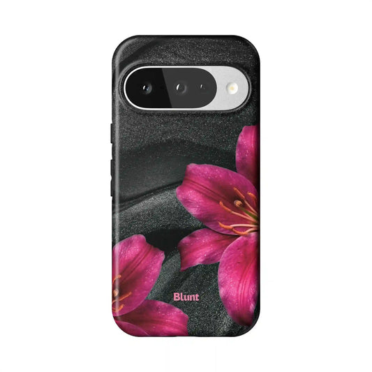 Midnight Petals Pixel Case