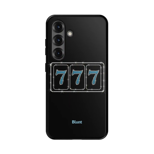 Blue Lucky 777 Samsung Case