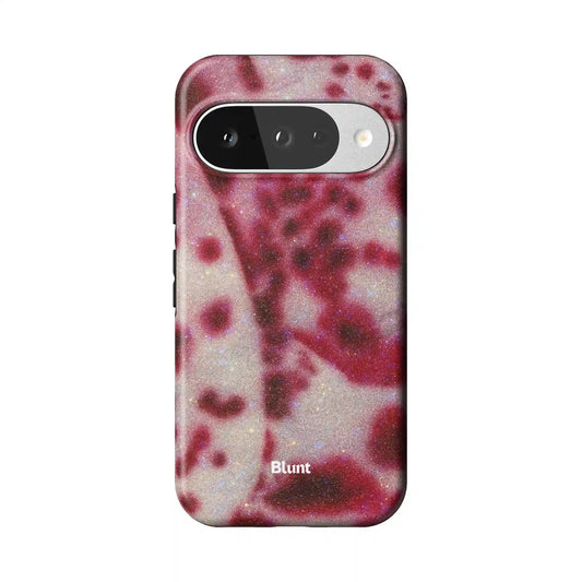 Crimson Veil Pixel Case