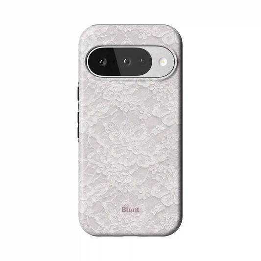 Ivory Lace Pixel Case