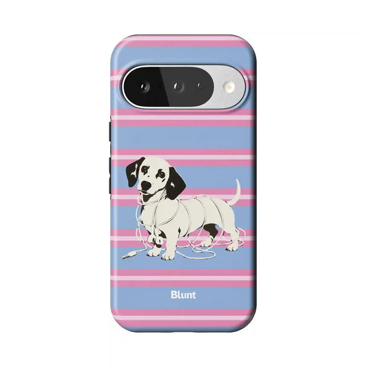 Striped Wired Weenie Pixel Case