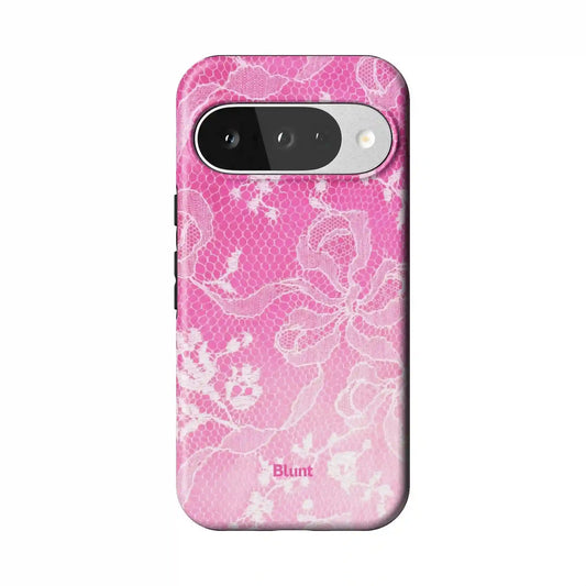Pink Lacewave Pixel Case