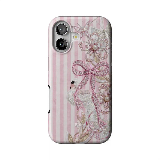 Striped Grace iPhone Case