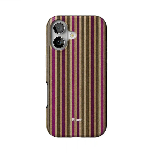 Pecan Stripe iPhone Case