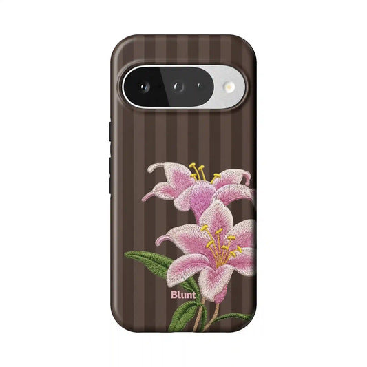 Brown Sugar Bloom Pixel Case