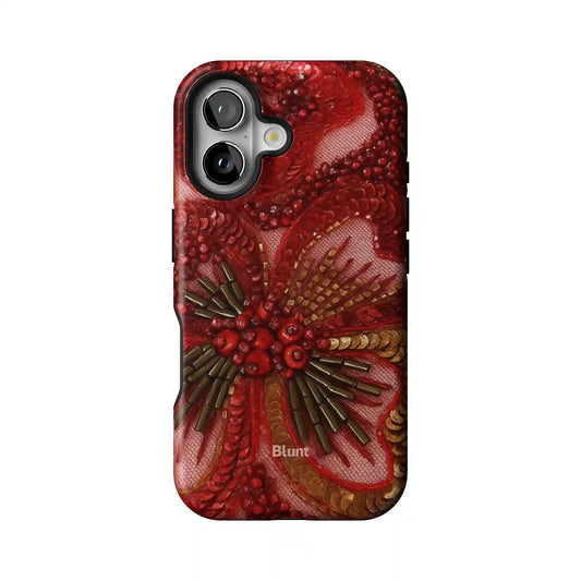 Crimson iPhone Case