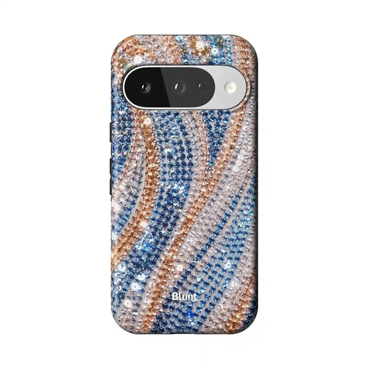 Cerulean Light Pixel Case