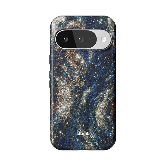 Midnight Marble Pixel Case