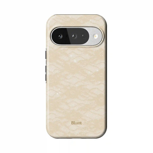 Ivory Veil Pixel Case