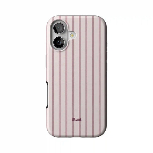 Rose Pinstripe iPhone Case