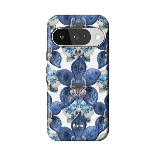 Sapphire Orchid Pixel Case