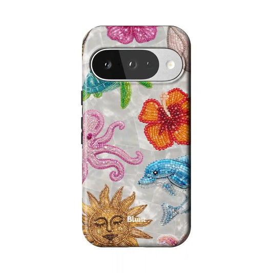 Midnight Sun Pixel Case