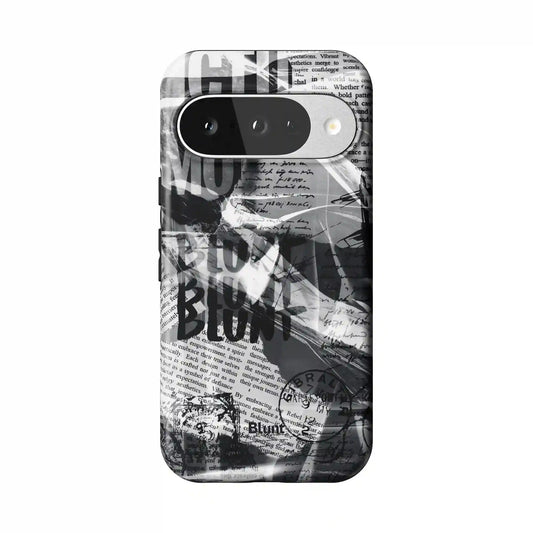 Black Love Letter Pixel Case
