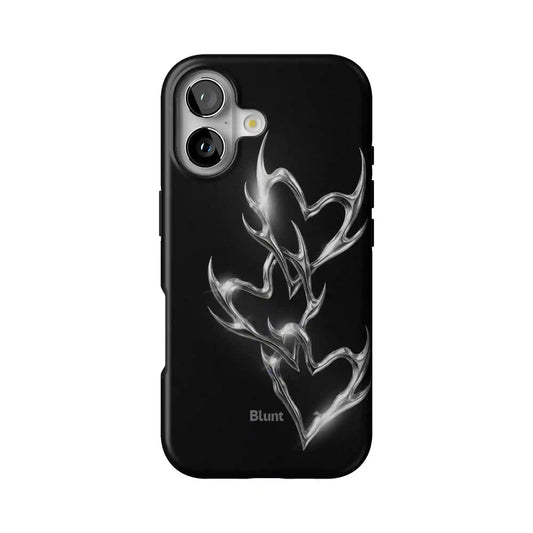 Chrome Flame iPhone Case