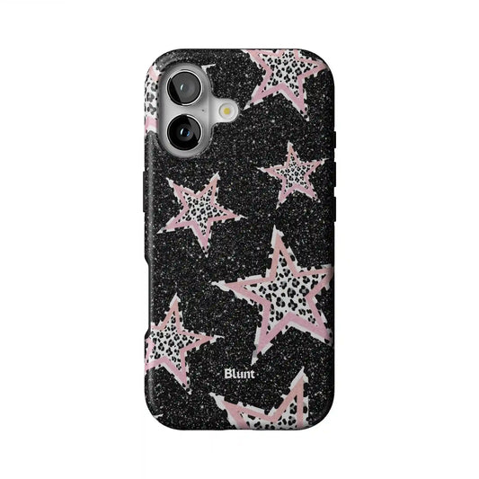 Pink Zebra Stars iPhone Case