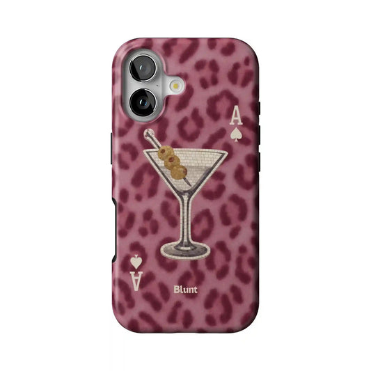 Pink Cheetah Dirty Martini iPhone Case