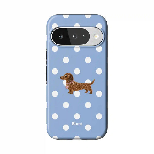 Dotted Doxie Pixel Case
