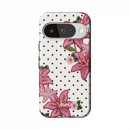 Dotted Blossom Pixel Case