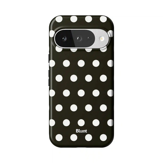 Noir Polka Pixel Case