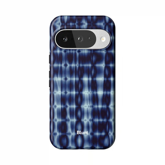 Blue Ripple Pixel Case