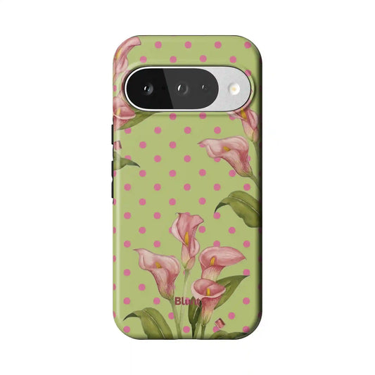 Matcha Bloom Pixel Case