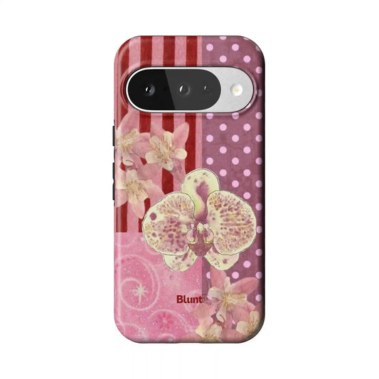Rose Polka Pixel Case