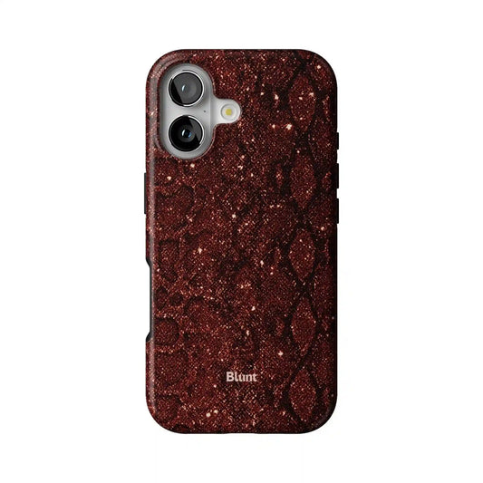 Crimson Python iPhone Case
