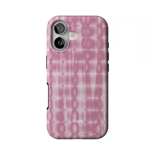 Pink Ripple iPhone Case
